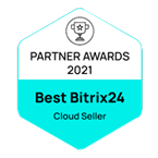 Selo Melhor Venda de Licenças Bitrix24 Cloud Br24